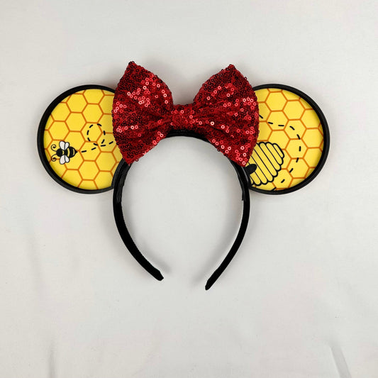 Honey Bear mouse ears headband - 3d printed