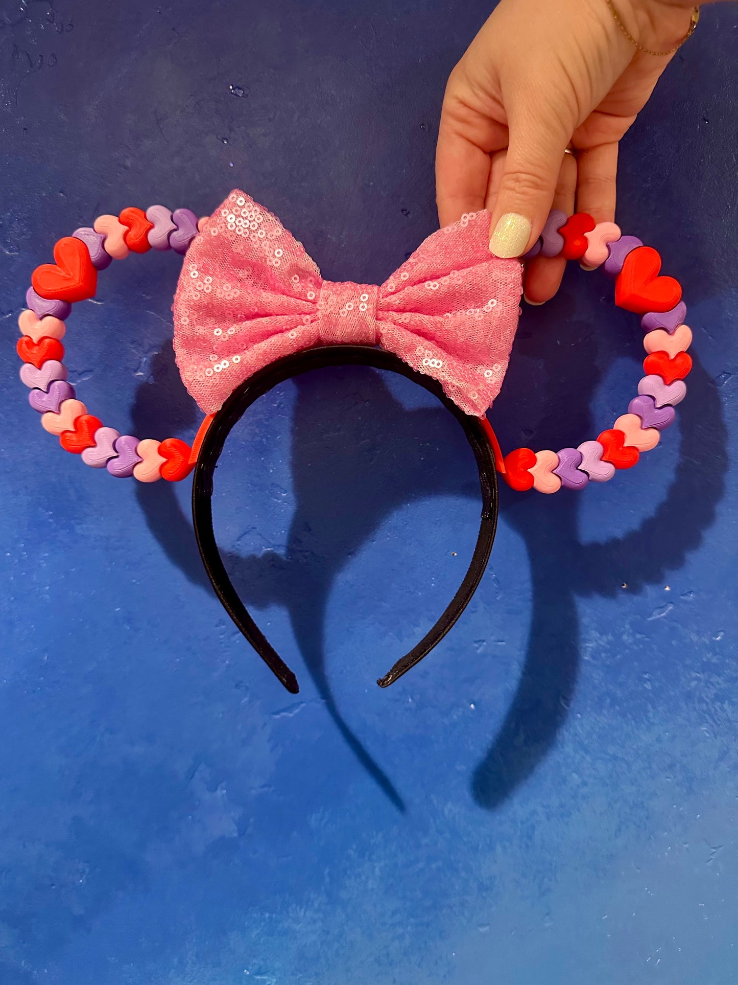 Heart Mouse Ears Headband - 3d printed