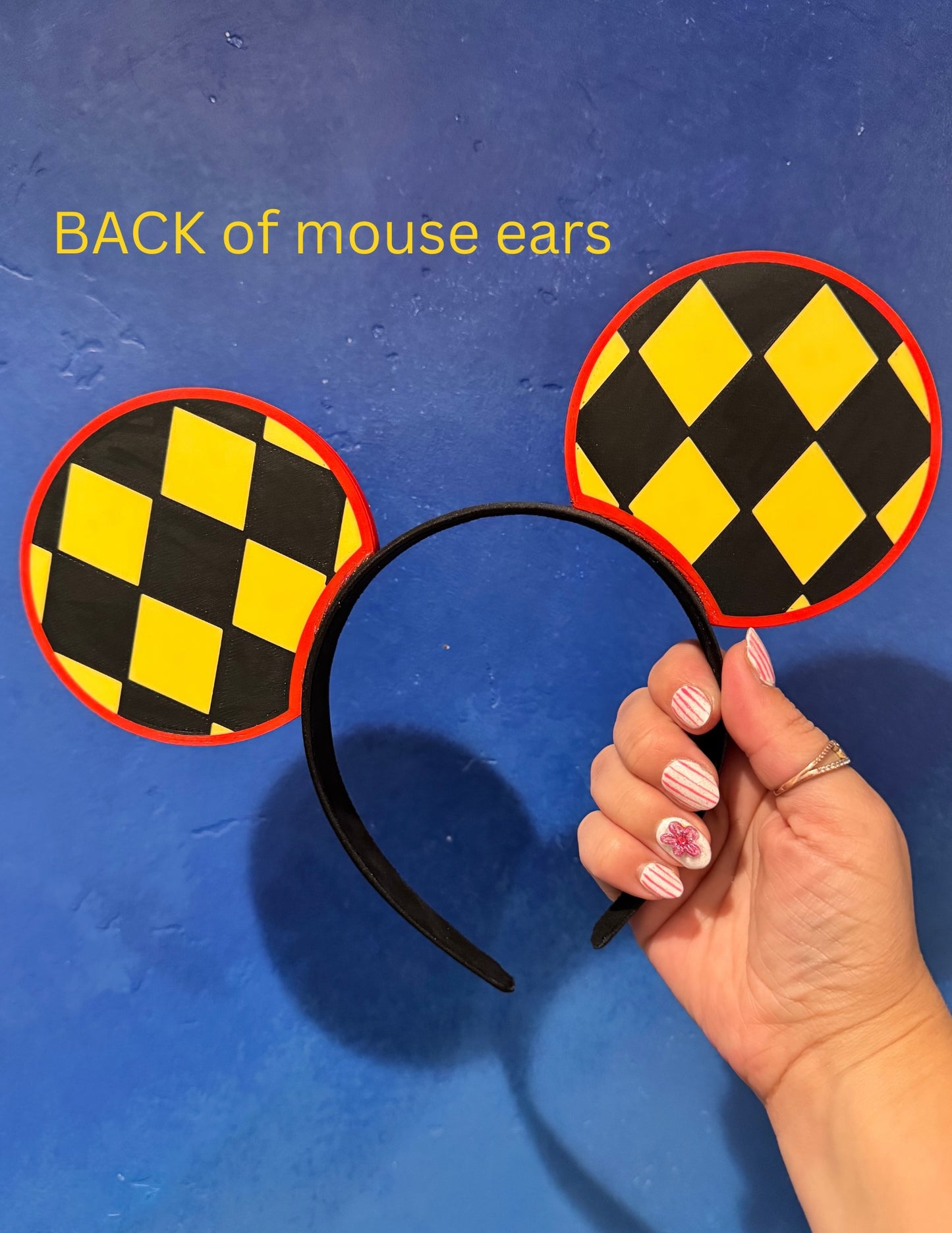 Off With Their Head Mouse Ears Headband - 3d printed