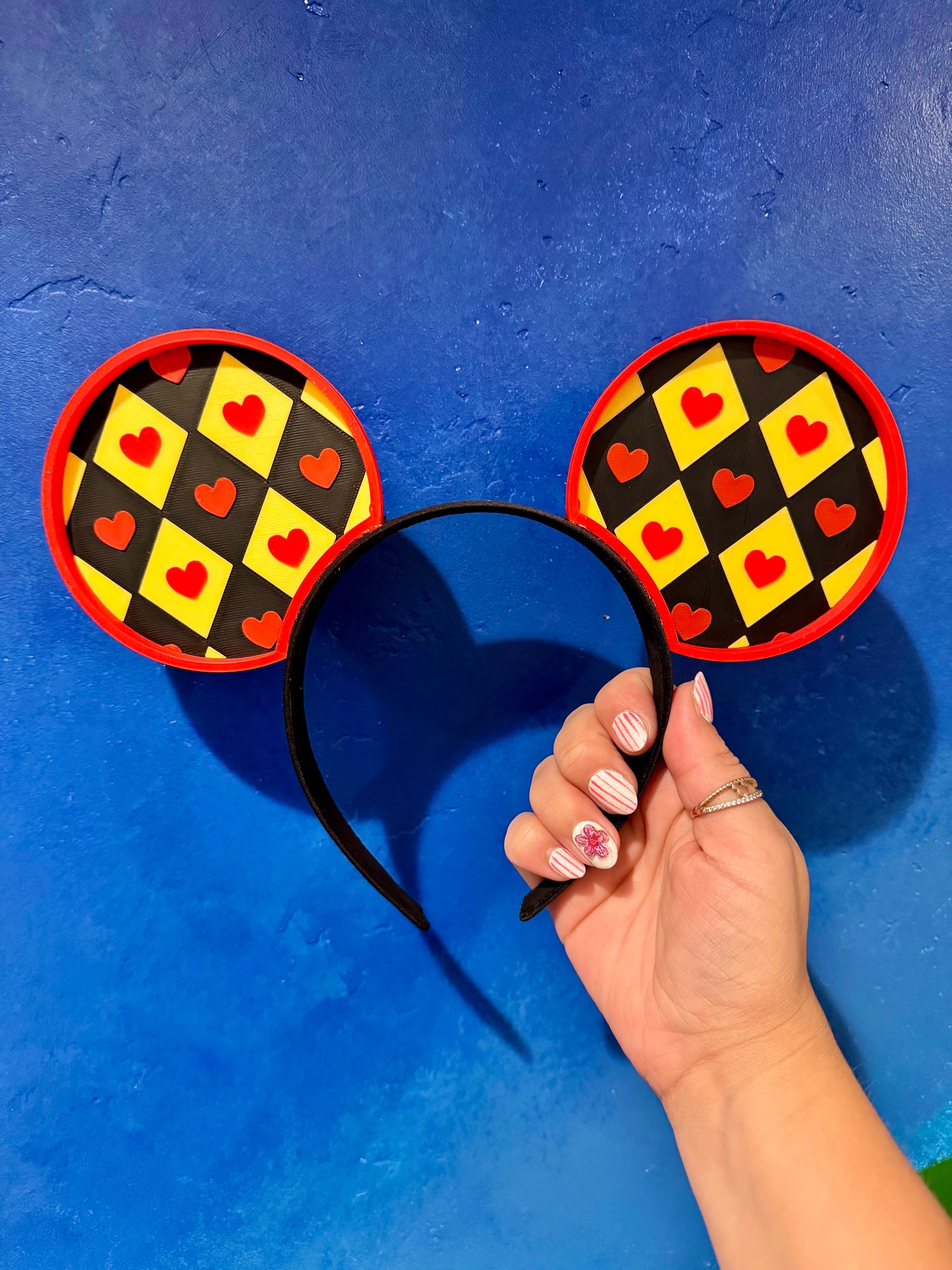Off With Their Head Mouse Ears Headband - 3d printed
