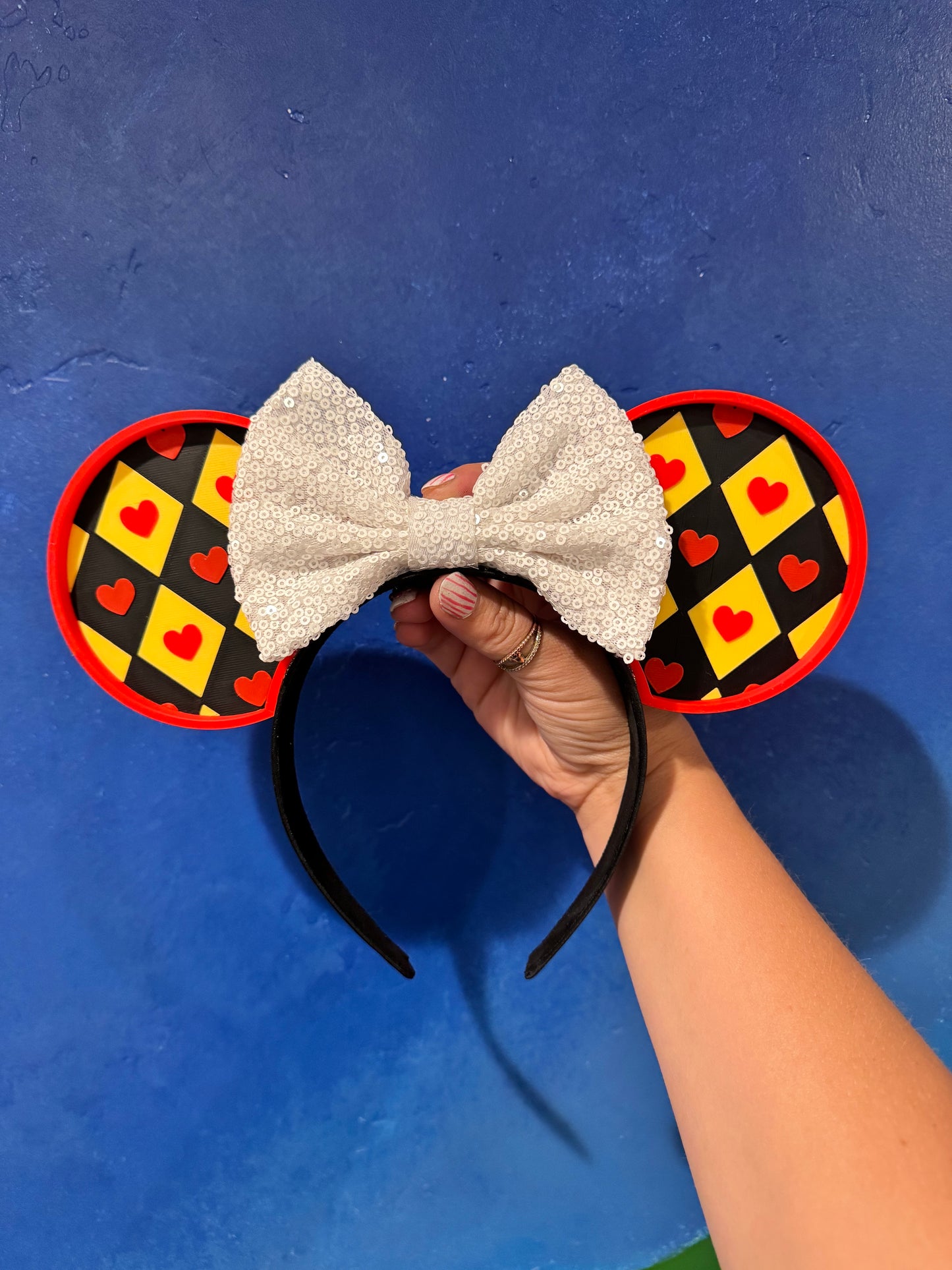 Off With Their Head Mouse Ears Headband - 3d printed