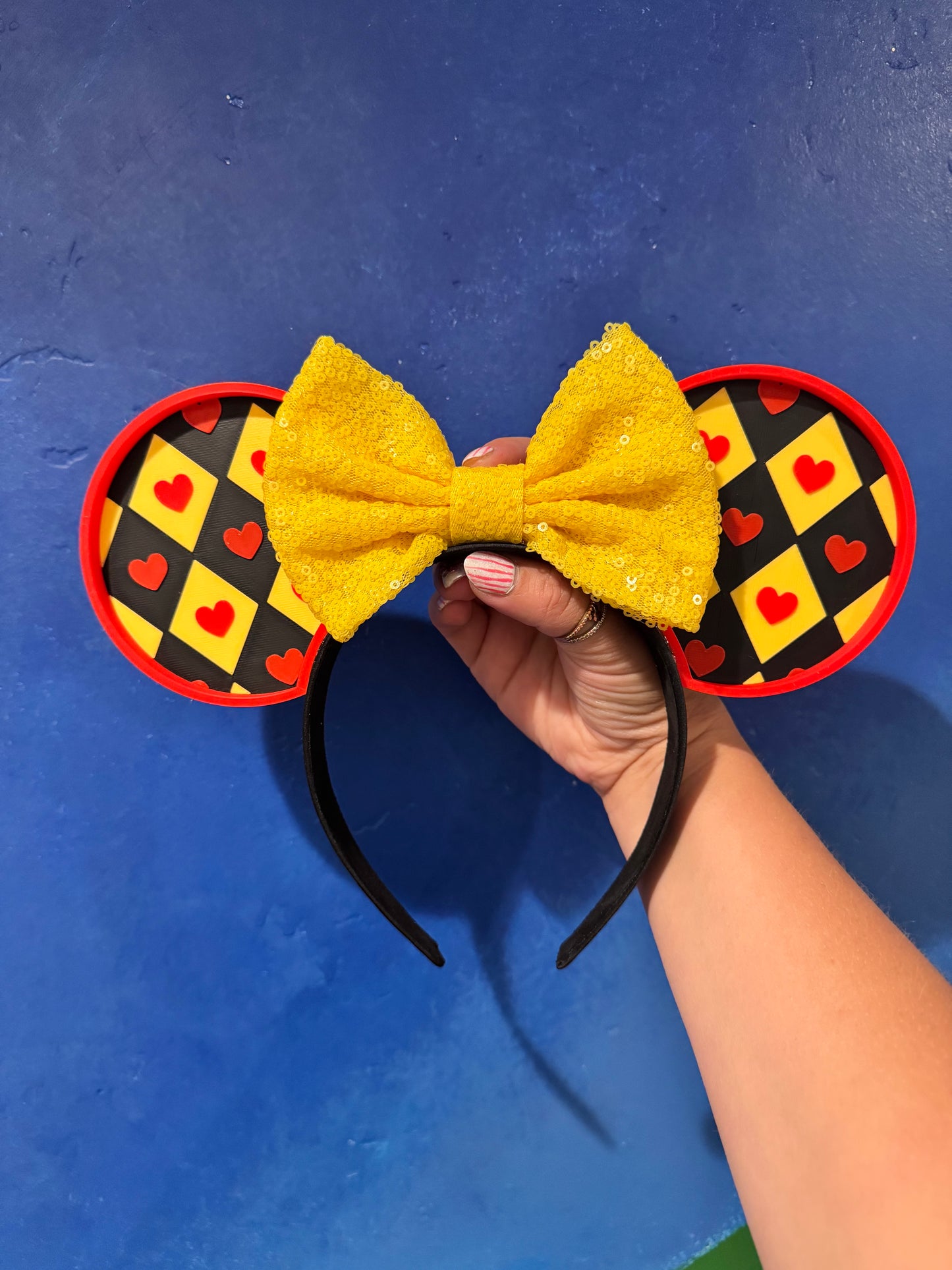 Off With Their Head Mouse Ears Headband - 3d printed