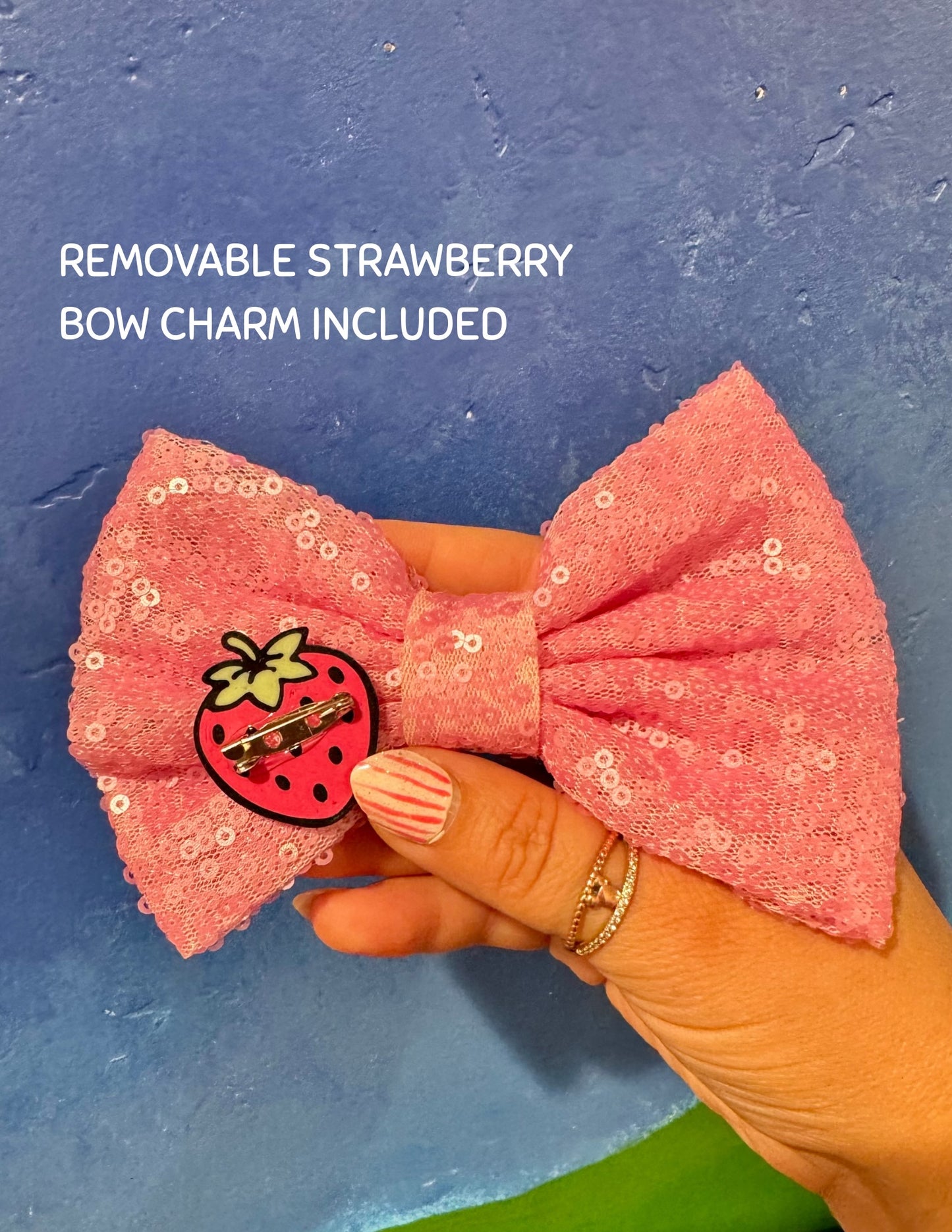 Strawberry Bear Mouse Ears Headband - 3d printed
