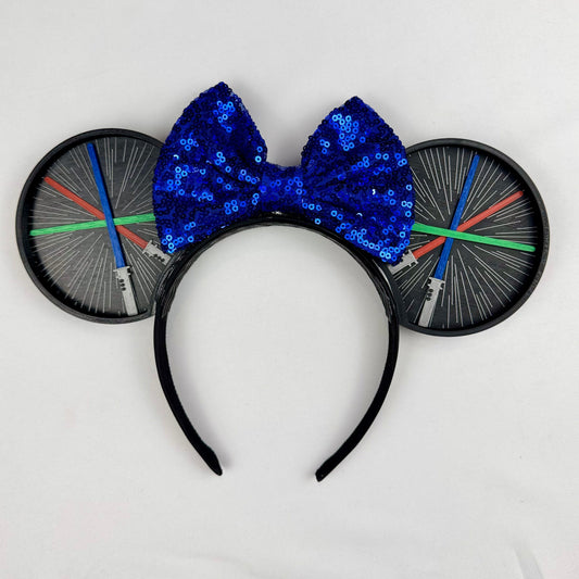 Galaxy Light Swords Mouse Ears Headband - 3D printed