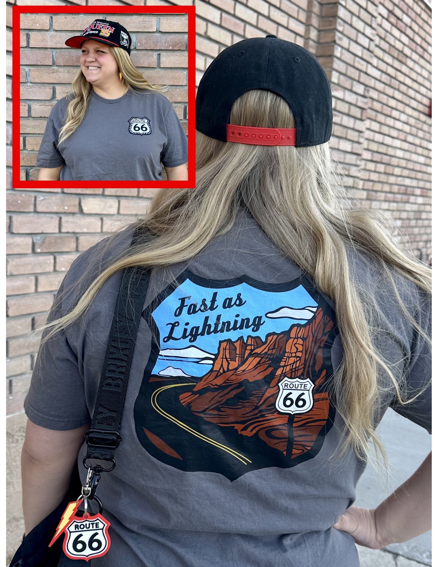 Route 66 Fast as Lightning T-shirt