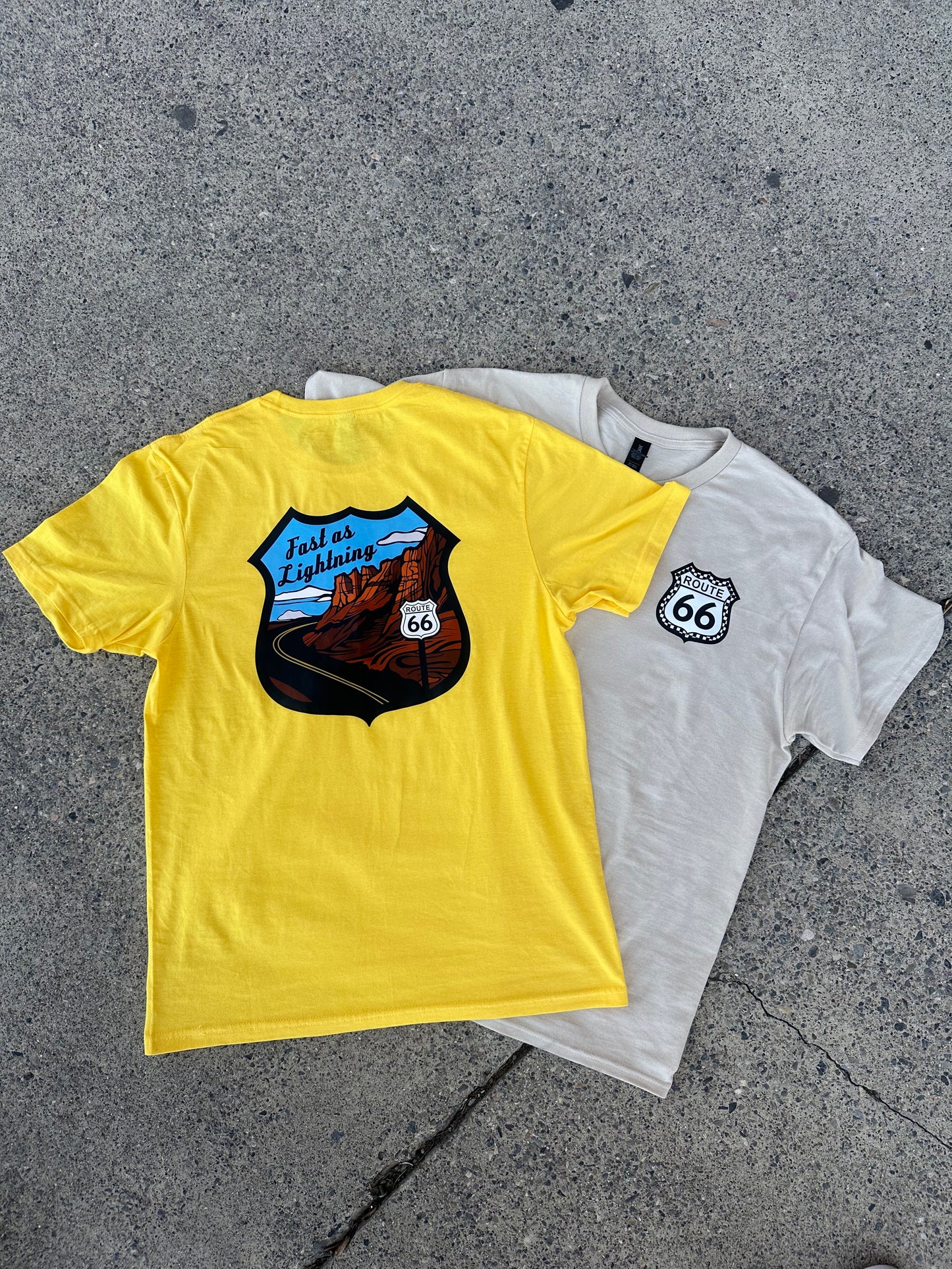Route 66 Fast as Lightning T-shirt