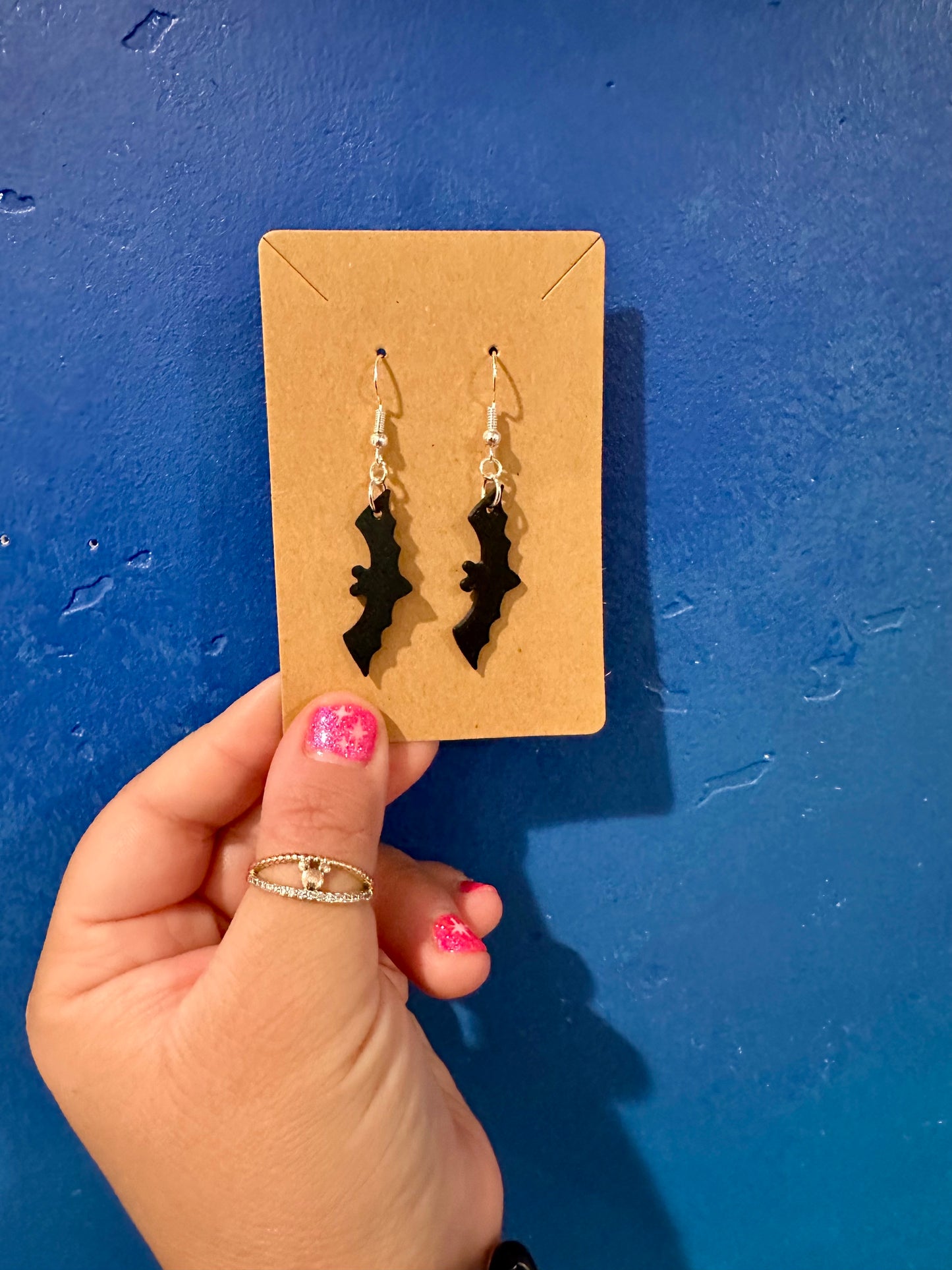 Halloween Bat Earrings - 3d printed