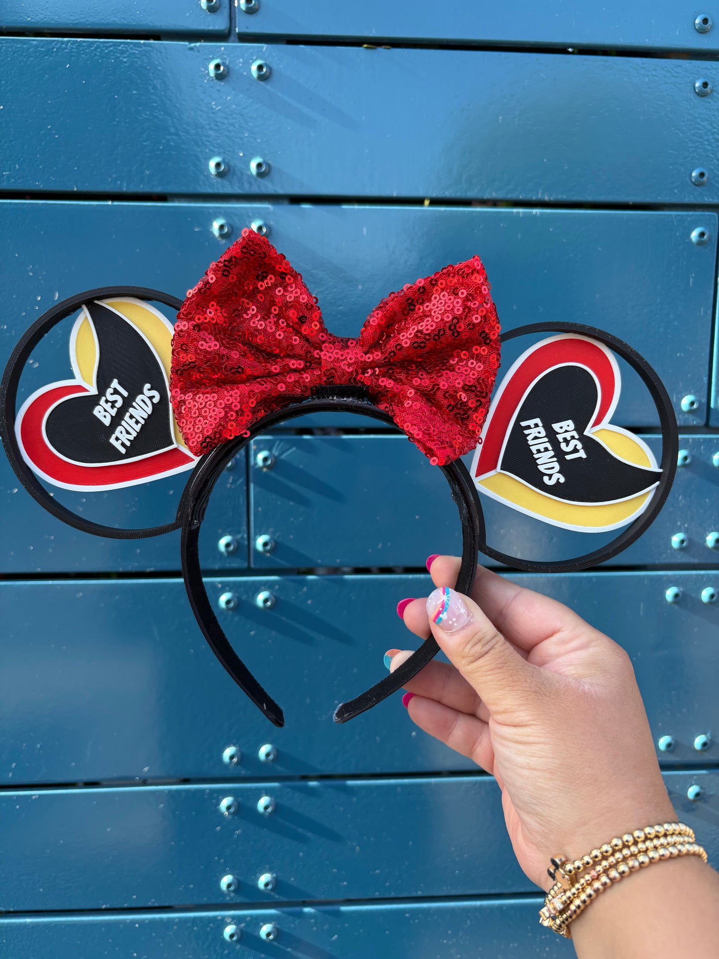 Best Friends Mouse Ears AND Earrings - 3D Printed