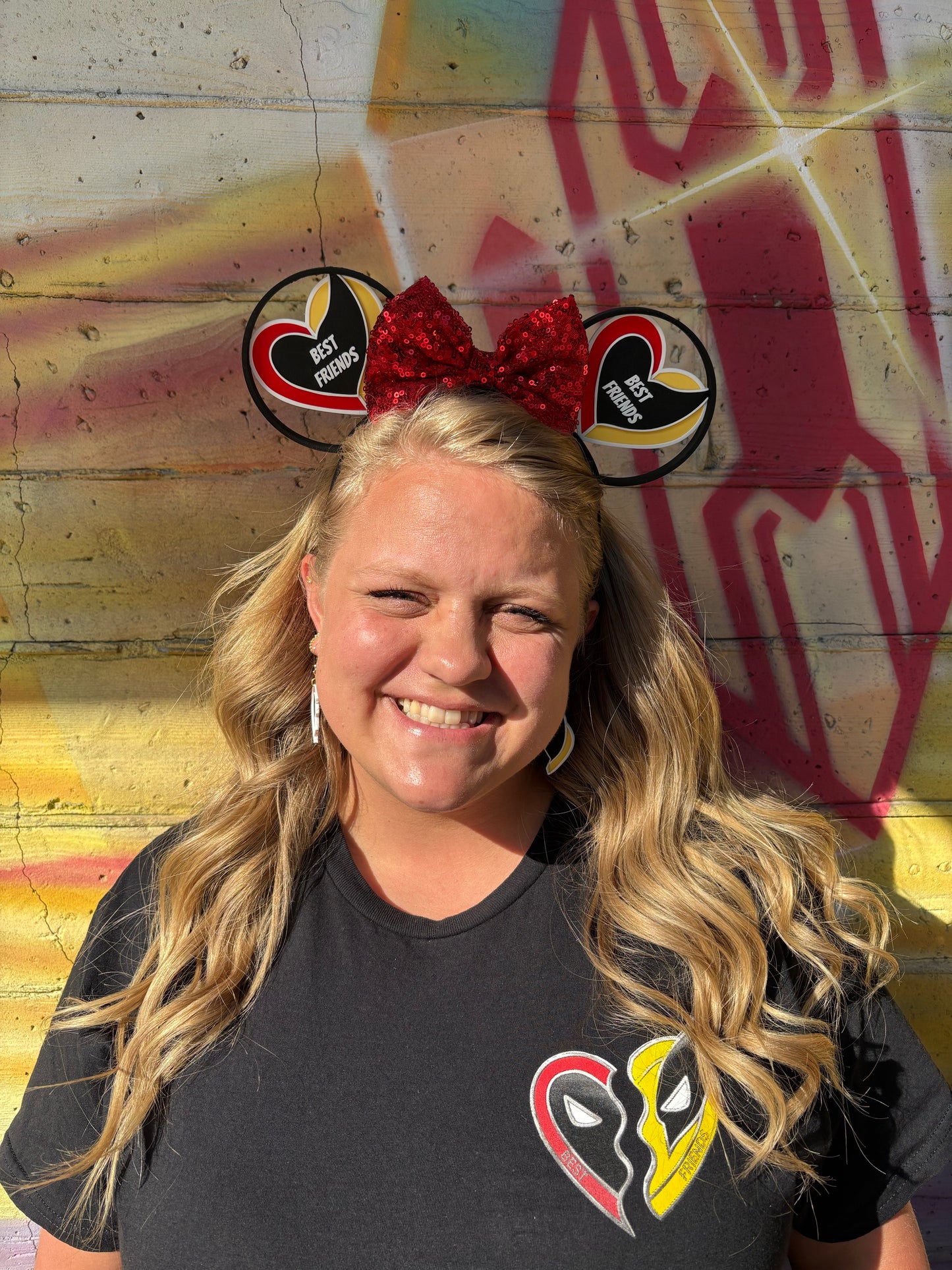 Best Friends Mouse Ears AND Earrings - 3D Printed