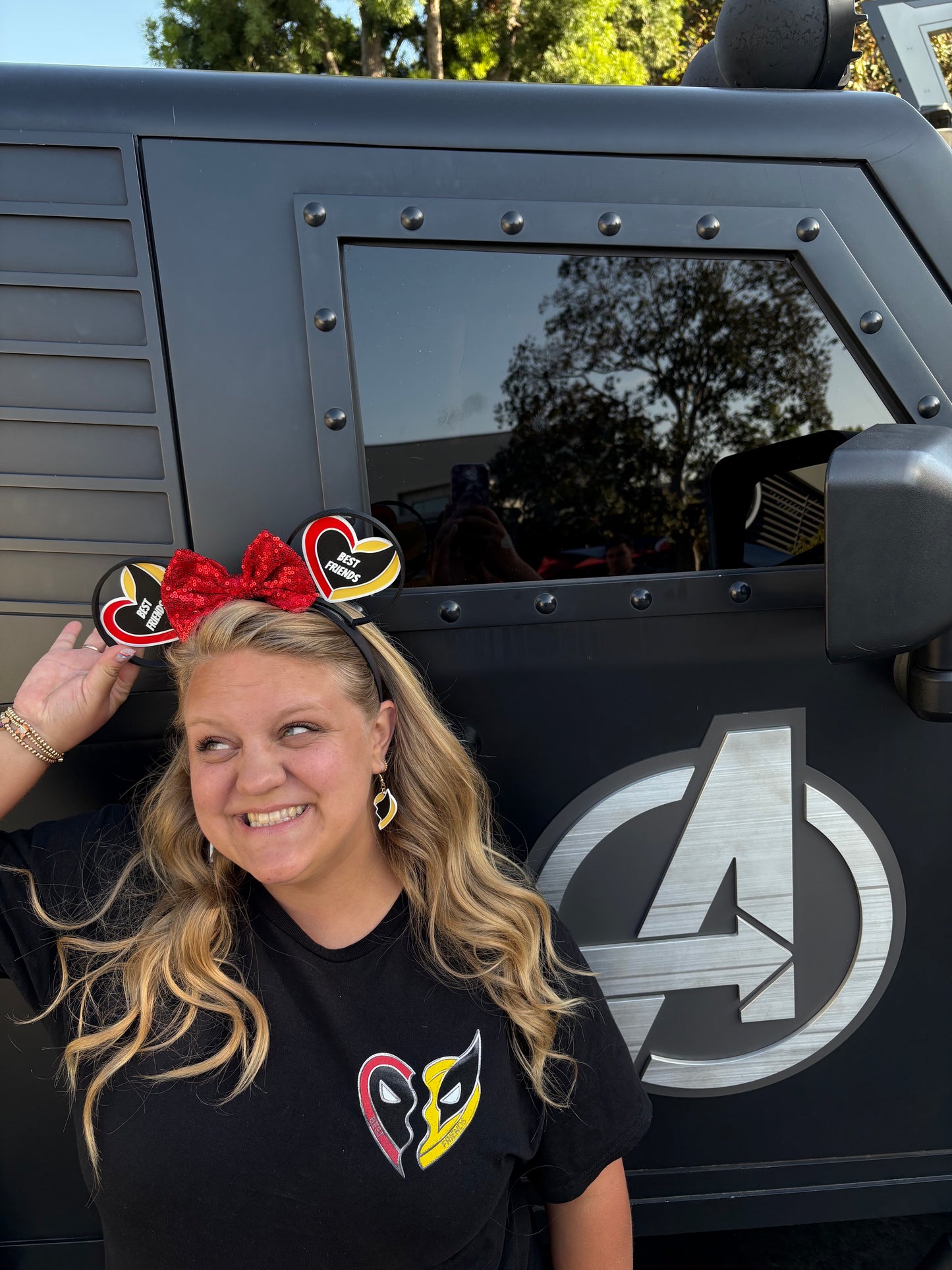 Best Friends Mouse Ears AND Earrings - 3D Printed