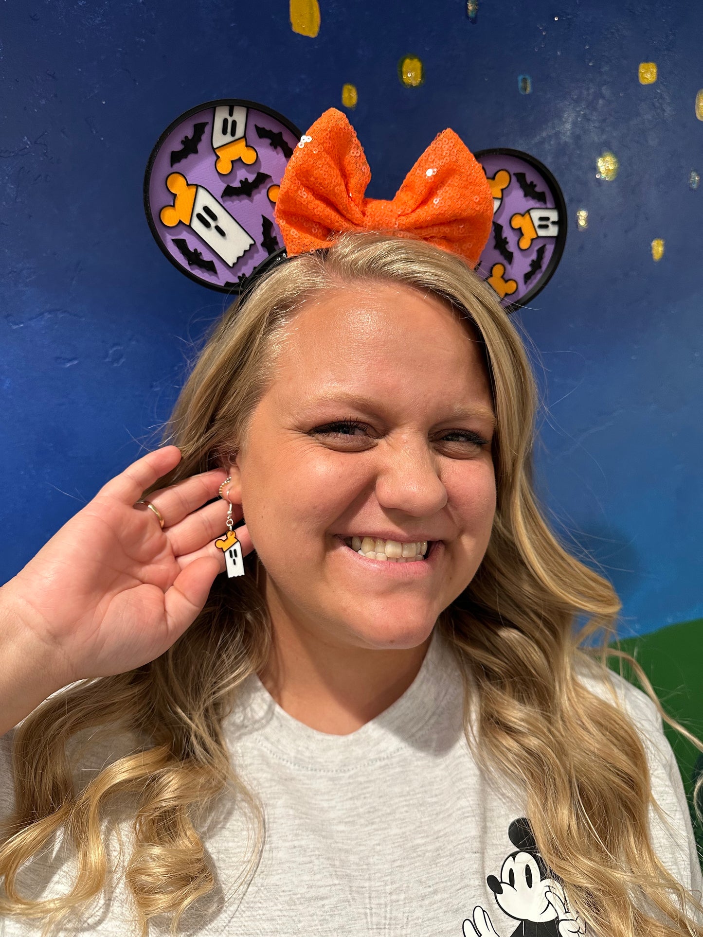 Happy Haunts Earrings - 3d printed