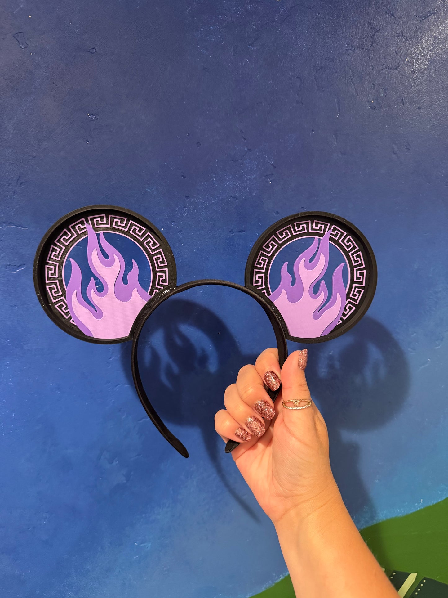 Lord of the Underworld Mouse Ears Headband - 3d printed