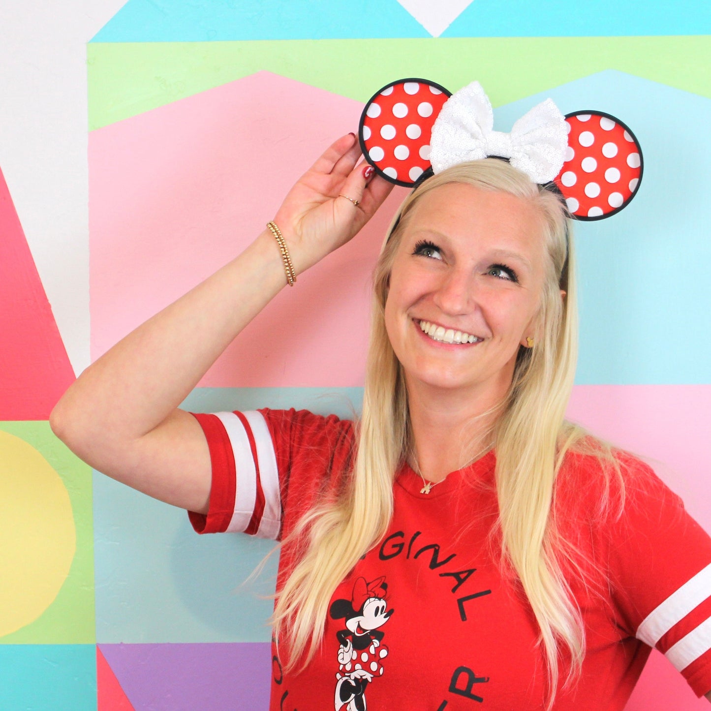 Polka Dot Mouse Ears Headband - 3D printed