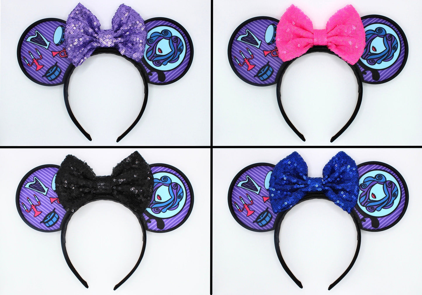 Haunted Fortune Teller Mouse Ears Headband - 3d printed