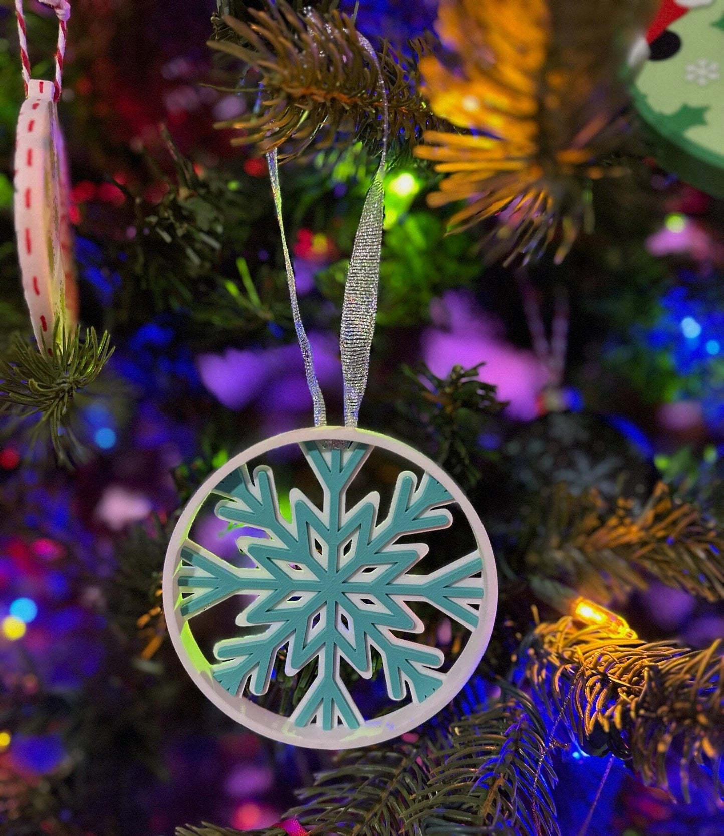 Snowflake Ornament - 3D Printed Christmas