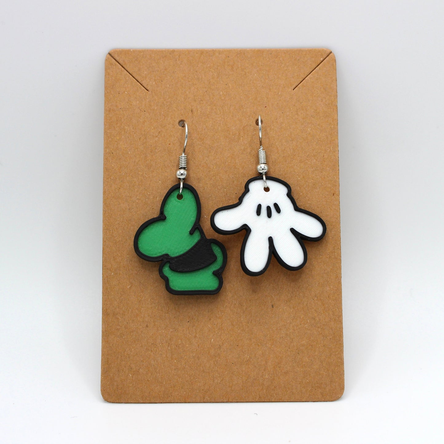 The Goof Earrings- 3d printed