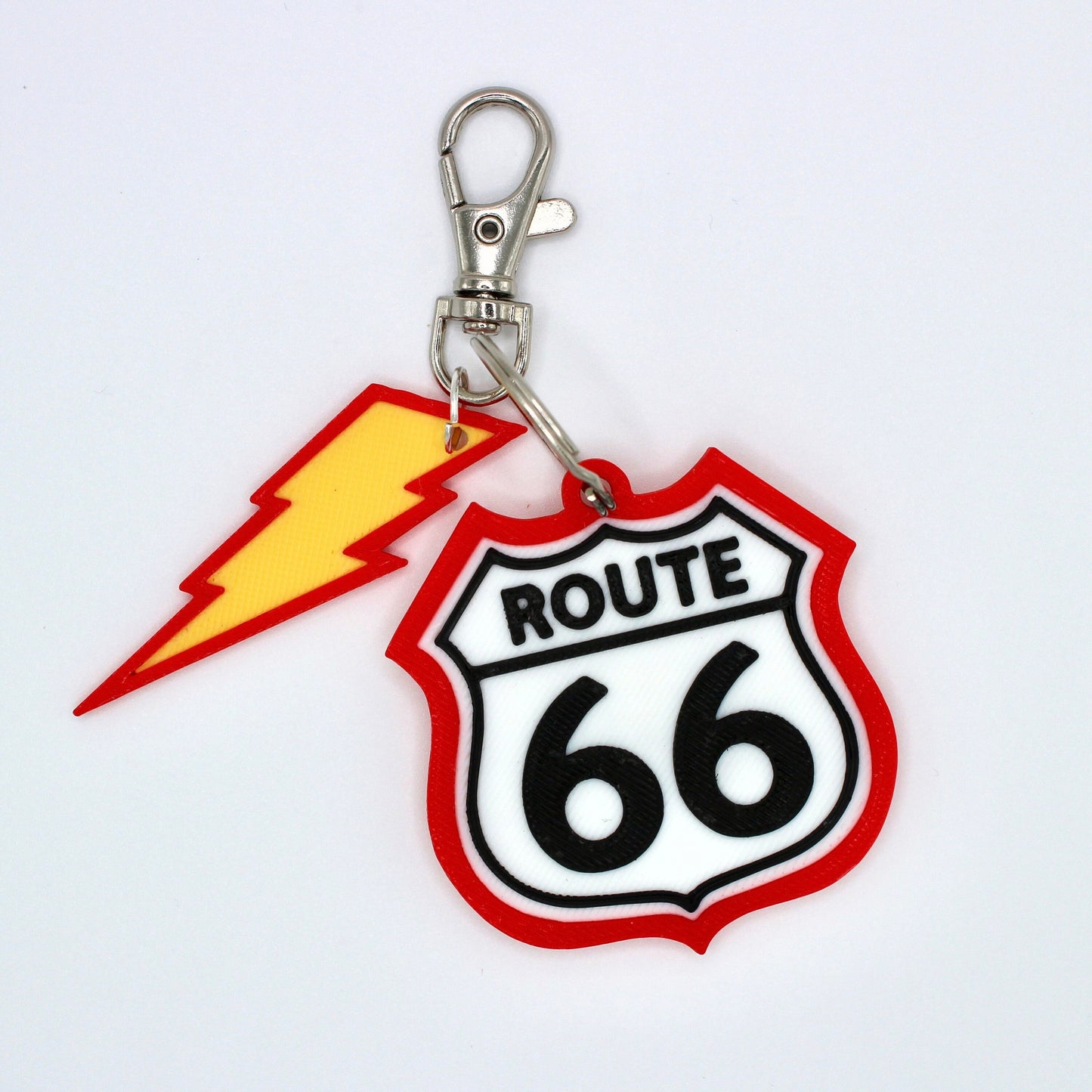 Route 66 Keychain - 3D printed