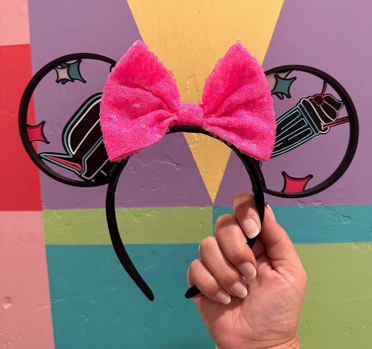 V8 Cafe Mouse Ears Headband - 3D printed