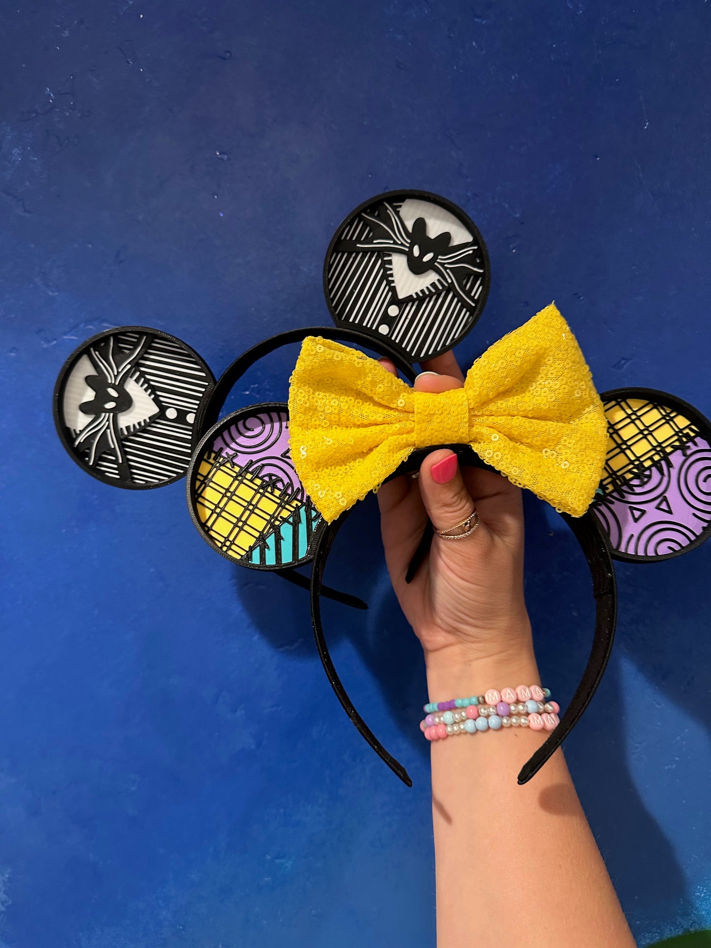 KID Pumpkin King Mouse Ears Headband - 3d printed