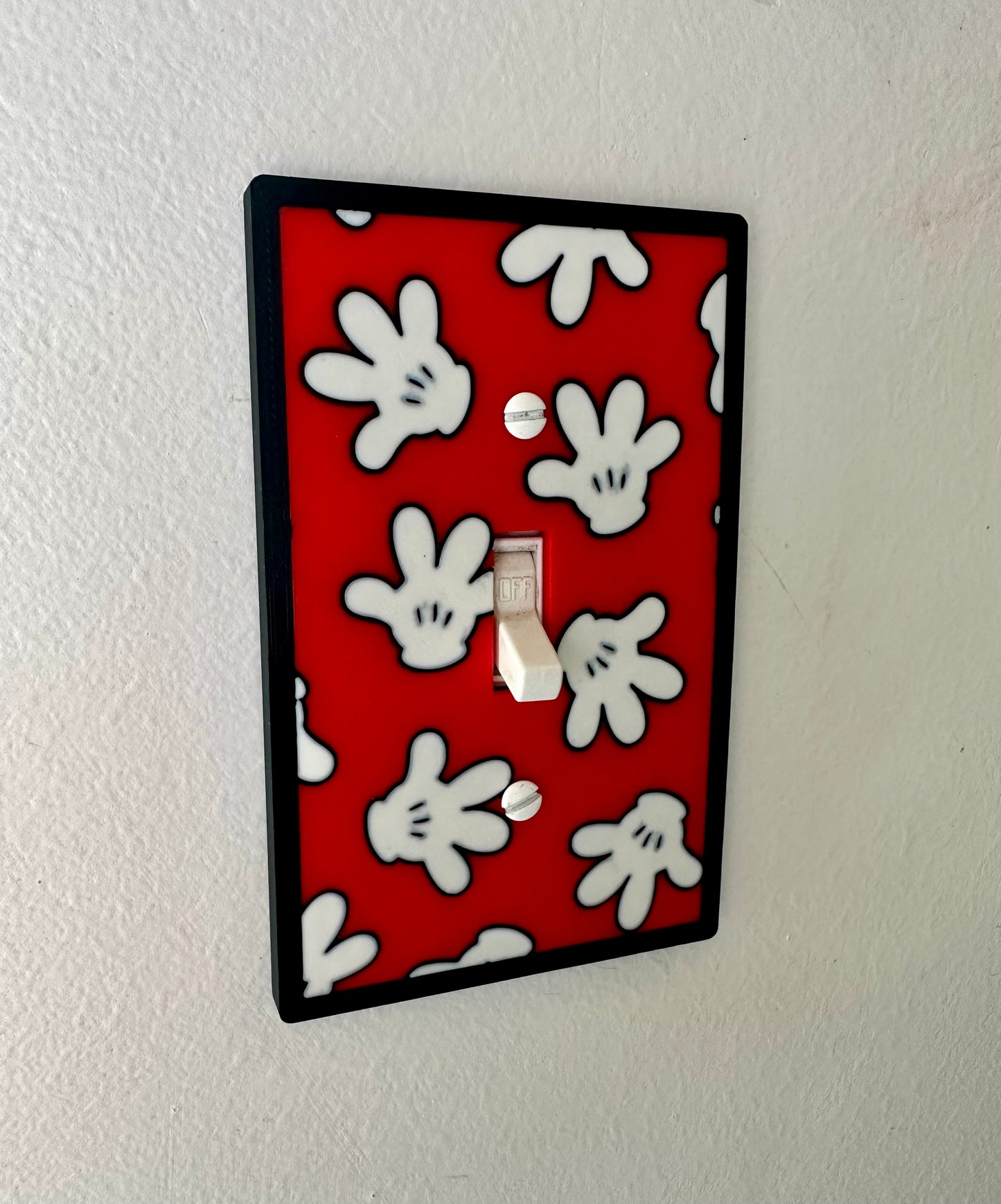Main Mouse Outlet/Light Cover - 3d printed