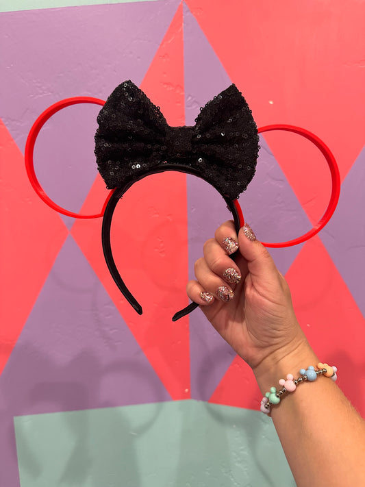 Open Hoop Mouse Ears Headband - 3d printed