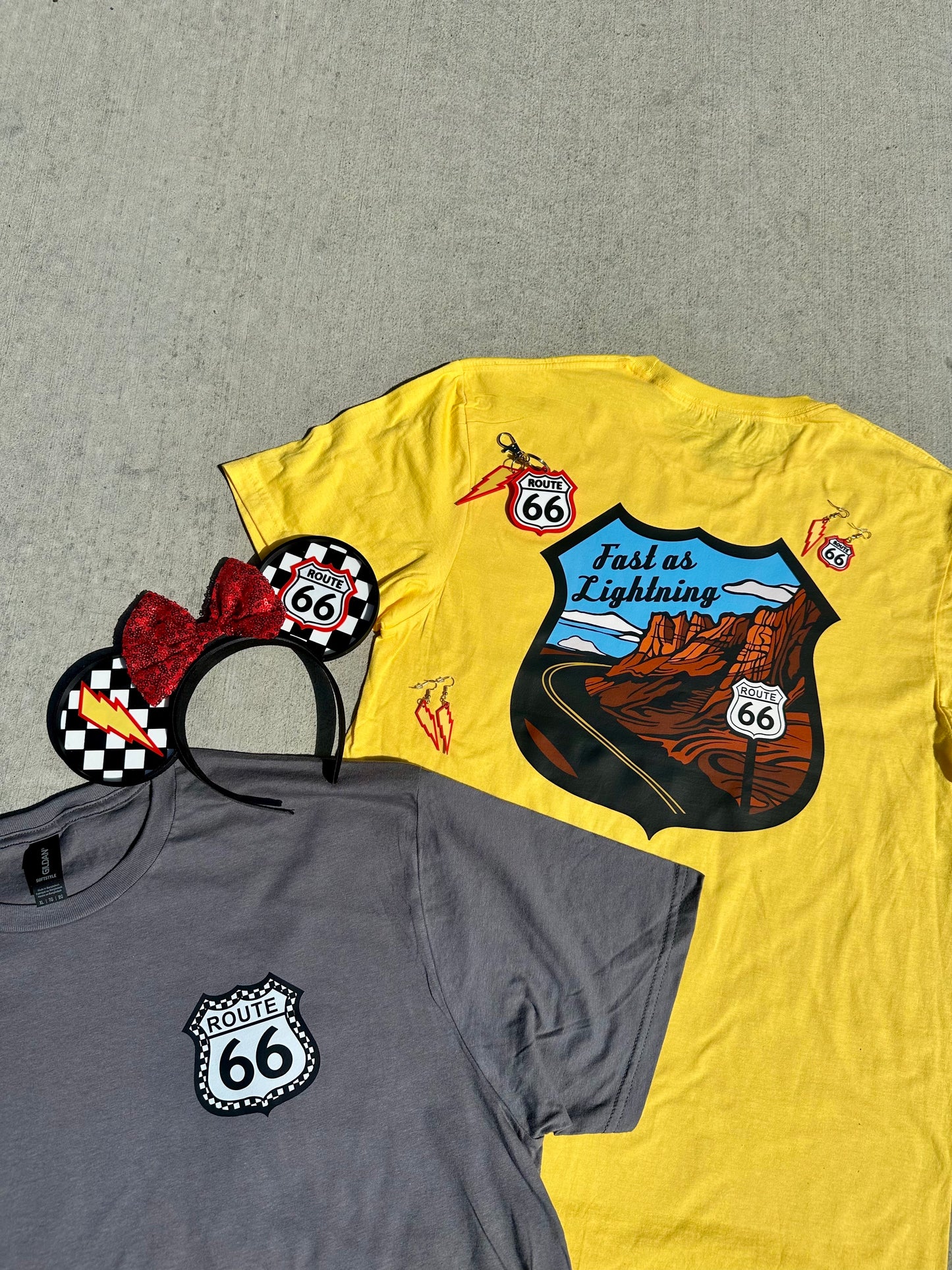 Route 66 Fast as Lightning T-shirt